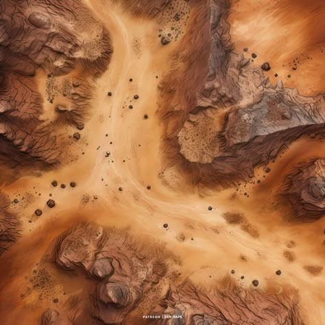 D&d Arena Map, Desert Road Battlemap, Dnd Desert Battle Map, Dnd Desert Map, Dnd World Maps, Desert Fantasy Art, Desert Battlemap, West Map, Desert Map