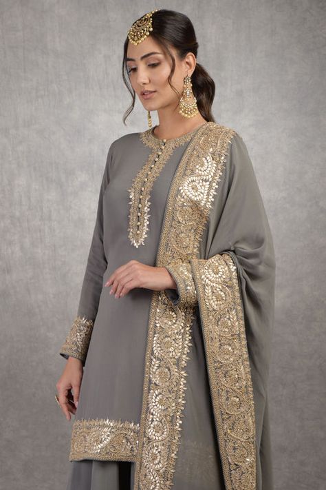 Product Zoom Grey Suit Women Indian, Grey Sharara, Mehendi Theme, Brown Baddie, Anarkali Design, Anarkali Designs, Embroidered Sharara, Cookie Maker, Afghan Fashion