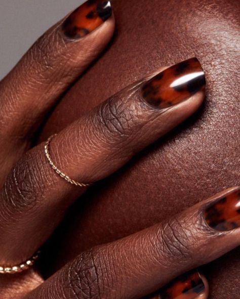 Autumnal Nails, Negative Space Nails, Space Nails, Autumn Nail, September Nails, Fall Nail Trends, Instagram Nails, Nail Forms, Brown Nails