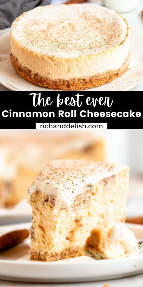 Cheesecake Factory Cinnamon Cheesecake, Keto Cinnamon Roll Cheesecake, No Bake Cinnamon Cheesecake, Cinnamon Cheesecake Recipe, Cinnamon Cheesecake Recipes, Cinnamon Roll Cheesecake Recipes, Cinnamon Bun Cheesecake, Popular Cheesecake Flavors, Cheesecake Cinnamon Rolls