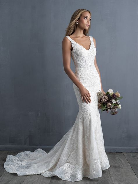 Allure Bridal Couture, Wedding Dresses Kleinfeld, Allure Couture, Boho Bridal Gowns, Kleinfeld Bridal, Allure Bridals, Couture Wedding Gowns, Fit And Flare Wedding Dress, Wedding Dress Pictures