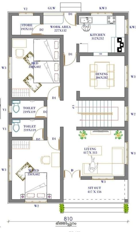 180 30-50 East Facing Ideas 750 Sq Ft House Plans, Sf House, 30x50 House Plans, Budget House Plans, 30x40 House Plans, House Plans Ideas, 2bhk House Plan, Unique House Plans, Kerala House