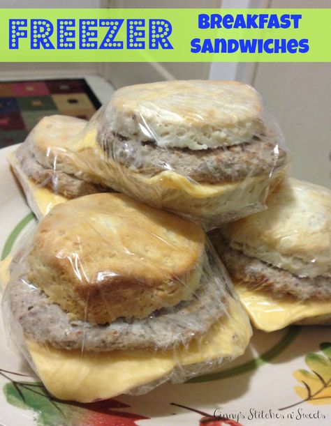 Sausage Breakfast Sandwich, I'm Not In The Mood, Breakfast Sandwiches Frozen, Frozen Biscuits, Sausage Biscuits, Egg And Cheese Sandwich, Freezer Dinners, Diy Breakfast, The Night Shift