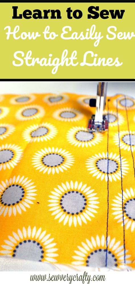 Want to learn to sew. The first step is after choosing and threading your machine is to learn to sew in a straight line. This tutorial shows you all the different ways that you can be guaranteed to sew in a straight line. There are a huge number of sewing projects that can be made by just sewing in a straight line. So Get started with this tutorial. #sewingtutorial #sewingproject Sewing Gifts For Kids, Sewing Curtains, Fat Quarter Projects, Best Sewing Machine, Beginners Sewing, Sewing Courses, Start Sewing, Learning To Sew, Sewing 101