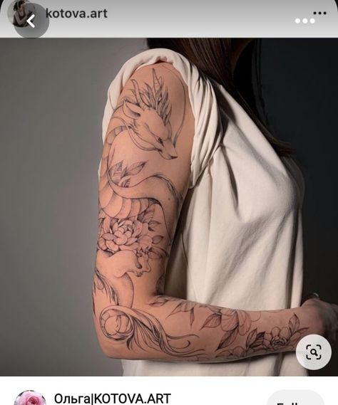 Dragon Tattoo With Wings, Dragon Tattoo Shoulder, Dragon Tattoo Arm, Realistisches Tattoo, Wrap Tattoo, Dragon Sleeve Tattoos, Dragon Tattoo For Women, New Tattoo Designs, Fantasy Tattoos