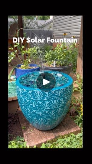 Diy Solar Water Fountain, Mungo Jerry, Peaceful Sounds, Diy Solar Fountain, Patio Fountain, Solar Water Fountain, Solar Fountain, In The Summertime, Solar Water