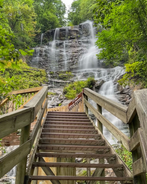 Just an hour north of Atlanta, Visit Dawsonville, Georgia! 🍃🏞️ Home to the majestic Amicalola Falls, explore hiking trails, zipline adventures, and breathtaking views at Amicalola Falls State Park. #DawsonvilleGA #NatureEscape #AdventureAwaits Stay in a resort-style lodge or hike to the unique Len Foote Hike Inn for a truly immersive experience. Don't miss thrilling racing at Atlanta Motorsports Park! 🚗💨 Dawsonville Georgia, Amicalola Falls, Zipline Adventure, Beautiful Angels, Georgia Travel, Angels Pictures, Beautiful Angels Pictures, Angel Pictures, Immersive Experience