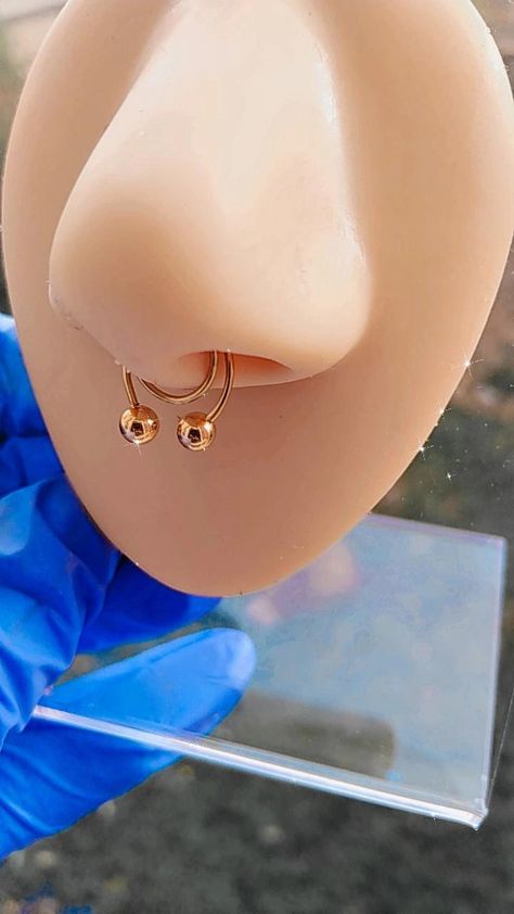 Septum piercing Spectrum Piercing Nose, Spectrum Piercing, Piercing Nose Septum, Nose Septum Ring, Faux Septum, Nose Septum, Piercing Nose, Belly Piercing, Septum Piercing