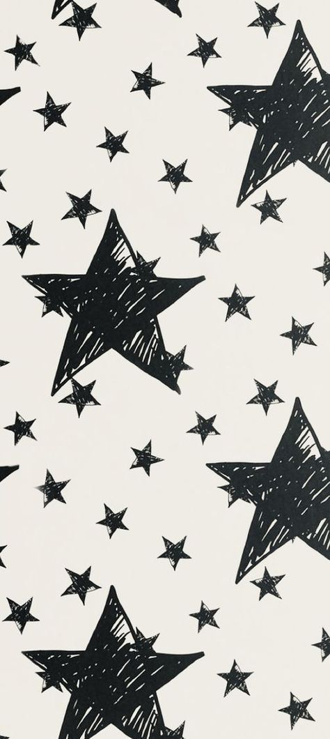 Star Phone Background, Black And White Star Wallpaper, Aesthetic Stars Wallpaper, Black Star Wallpaper, Wallpapers Space, Star Pfp, Eyes Poster, Aesthetic Stars, Cocoppa Wallpaper