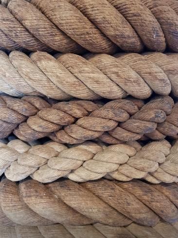 size: 12x9in Photographic Print: Natural Old Marine Ropes by Main_sail : Nautical Antiques, Rope Drawing, Boat Rope, Vintage Nautical Decor, Sailing Rope, Nautical Aesthetic, Sail Cloth, Marine Rope, Western Nails