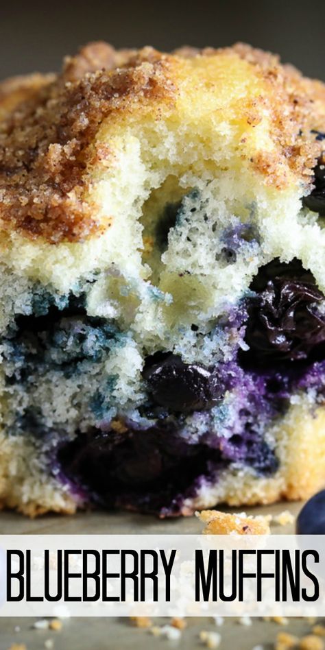 Blueberry Muffins No Sour Cream, To Die For Blueberry Muffins, Blueberry Muffins, Blueberry Muffin Recipe Easy, Homemade Blueberry Muffins, Easy Blueberry Muffins, Best Blueberry Muffins, Berry Muffins, Blueberry Desserts