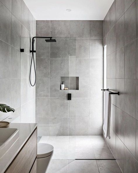 One thing every bathroom should be is clean. That's why minimalist bathrooms are so appealing. Here are eight gorgeous ways to turn your washroom into a minimalist oasis. #hunkerhome #minimalist #bathroom #bathroomideas #minimalistbathroom Minimalist Bathrooms, Bilik Air, Simple Bathroom Designs, Minimalist Bathroom Design, Bathroom Oasis, Look Clean, Washroom Design, Wet Room, Small Bathroom Makeover