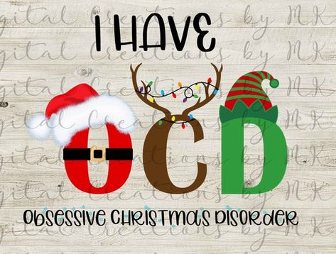 Check out this item in my Etsy shop https://www.etsy.com/listing/1105889317/ocd-obsessive-christmas-disorder-decal Ocd Christmas Shirt, Contamination Ocd, Dental Christmas Shirts Svg, Quote Layout, Dear Santa I Can Explain Svg, Ocd Memes, Unicorns Png, Bullet Journal Quotes, Blue Mermaid