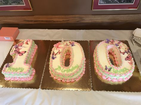 100th Birthday Cake, 100th Birthday Party Decorations, 100 Birthday, 100th Birthday Party, Celebration Ideas, 100th Birthday, Bday Ideas, Birthday Theme, Birthday Party Decorations