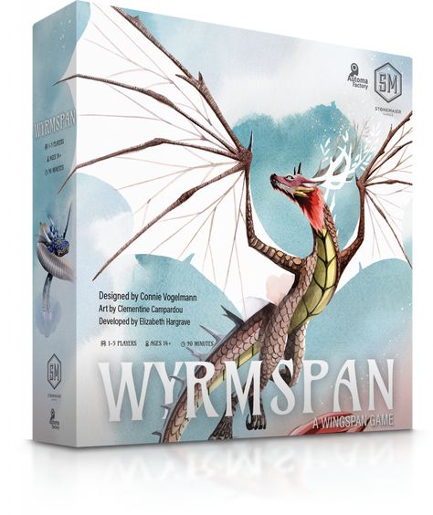 Wyrmspan – Stonemaier Games Wingspan Game, 999 Game, Dragon Facts, Solitaire Games, Strategy Board Games, Lego Minecraft, Beautiful Dragon, Game Themes, Mario Brothers