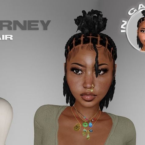 Shop Simtury 🛍 on Instagram: "Journey locs out now! 💚  • • • #sims4" Sims 4 Urban Facial Hair Cc, Sims 4 Crystal Locs, Halle Bailey Sims 4 Cc, Sims4 Locs Hair, Dreadhead Sims 4 Cc, Sims Cc Black Hairstyles, Simtury Cc, Sims 4 Cc Hair Natural, Stud Sims 4 Cc