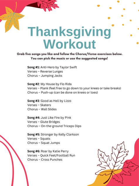 Turkey Burner Workout, Thanksgiving Workout Ideas, Thanksgiving Workout Quotes, Thanksgiving Themed Workouts, Thanksgiving Day Workout, Thanksgiving Workout Challenge, Thanksgiving Exercise, Post Thanksgiving Workout, Thanksgiving Fitness Challenge