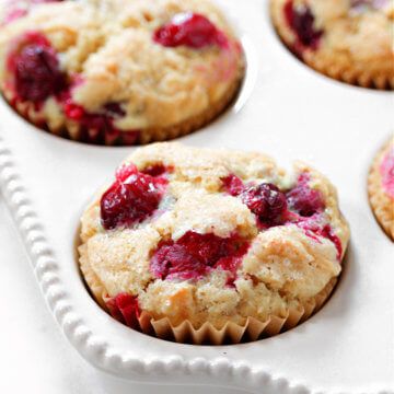 Paleo Muffin Recipes, Cranberry Orange Muffin Recipe, Orange Muffin Recipe, Cranberry Orange Muffins, Orange Muffins, Cookie Brownie Recipe, Cranberry Muffins, Homemade Almond Milk, Cranberry Recipes