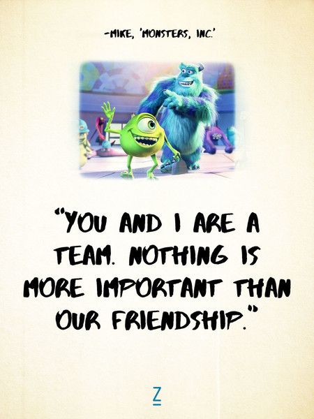 Monsters Inc Quotes, Pixar Movies Quotes, Disney Friendship Quotes, Disney Friendship, Best Friend Quotes Deep, Toy Story Quotes, Pixar Quotes, Quotes Distance, Truth Ideas