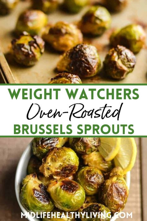 Weight Watchers Sides, Oven Roasted Brussels Sprouts, Sprouts Recipes, Vegan Pizza Recipe, Brussel Sprout Recipes Roasted, Roasted Brussels Sprouts, Roasted Brussel, Sprout Recipes, Brussels Sprouts Recipe