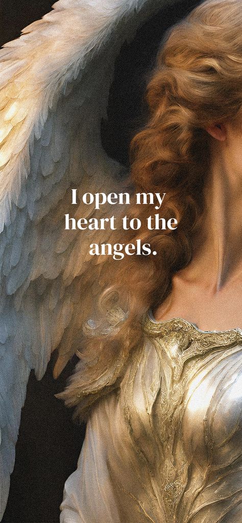 angels. open heart. lockscreen. full collection on my website 🌻 🍯🪞⚡ Heart Lockscreen, Spiritual Wallpaper, Divine Feminine Spirituality, Angel Aesthetic, Angel Cards, Angel Art, Open Heart, Spiritual Art, An Angel