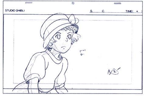 Animation key frames of Naoko Satomi for Studio Ghibli’s... 2d Sketch, Animation Drawing Sketches, The Wind Rises, Miyazaki Art, Expression Face, Moving Art, Animation Process, Wind Rises, Pencil Test