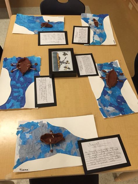 Inuit kayak art made by grade 2 students for our Arctic Museum! Social Studies Communities, Kayak Art, Native American Art Projects, Indigenous Studies, Aboriginal Education, Indigenous Education, Social Studies Resources, Inuit Art, Social Studies Lesson