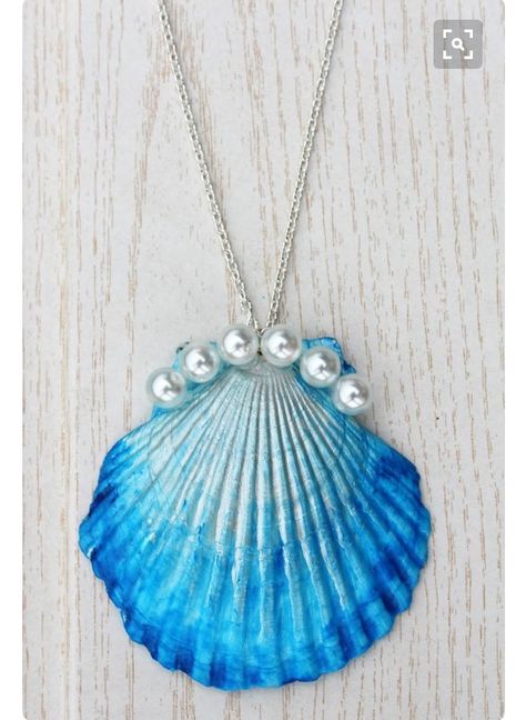 Art Coquillage, Mermaid Crafts, Diy Collier, Shell Crafts Diy, Painted Shells, Mermaid Jewelry, Seashell Jewelry, Seashell Crafts, Cheap Gifts