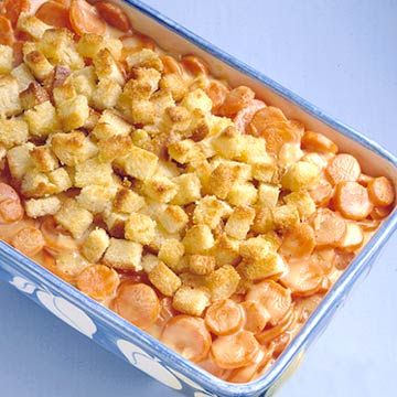 Scalloped Carrots, Sausage Casseroles, Tuna Casseroles, Carrot Casserole, Savory Sides, Strawberries Blueberries, Cooked Carrots, Holiday Meals, Star Food