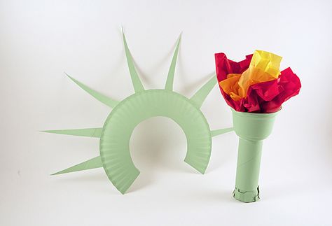 Statue of Liberty Crown and Torch Noise Maker Statue Of Liberty Crown, Patriotic Kids, Usa Party, Noise Maker, Siding Colors, American Symbols, Patriotic Crafts, The Statue Of Liberty, Noise Makers