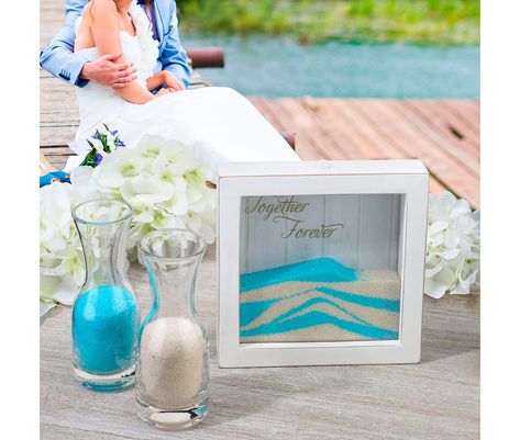 Unity Candle Alternatives, Fishing Themed Wedding, Sand Ceremony Set, Sand Ceremony Wedding, Beach Wedding Decorations Reception, Unity Sand Ceremony, Lillian Rose, Fishing Wedding, Unity Sand