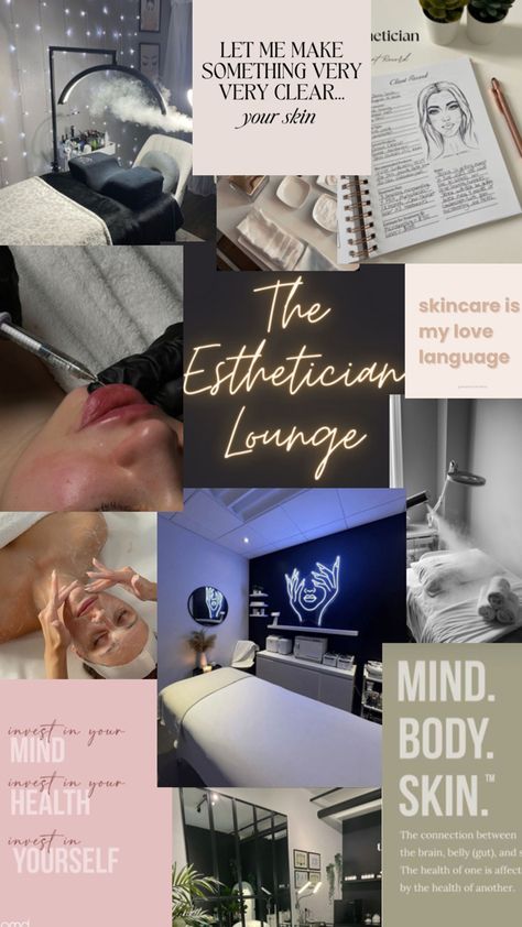 Spa Room Ideas Estheticians, Esthetician Room Supplies, Esthetician Inspiration, Becoming An Esthetician, Esthetician Quotes, Medical Esthetician, Esthetician School, Medical Aesthetician, Esthetician Room Decor