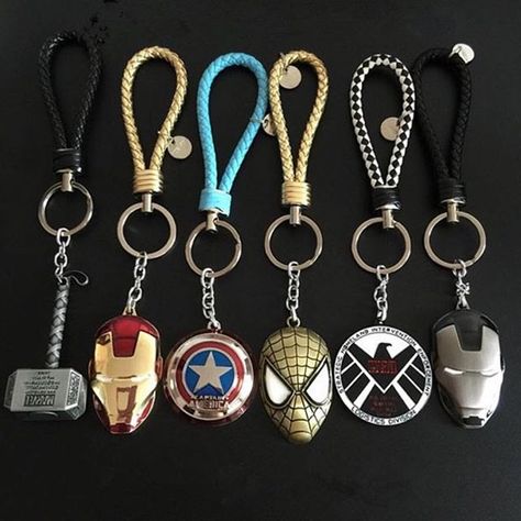 Only $4.99 each!  Follow @fabgiftidea for more fabulous marvel and dc comics jewelry! ✌Ship worldwide!✌ Shop below http://fabgift.storenvy.com (Click the blue link in @fabgiftidea bio.) Tag your friend who need it!  #marvel#marvelfandom#marveljewelry#captainamerica#hammerkeychain#ironman Marvel Keychain, Wallpaper Avengers, Marvel And Dc Comics, Marvel Jewelry, Marvel Facts, Marvel And Dc, Marvel Gifts, Marvel Clothes, Marvel Merchandise