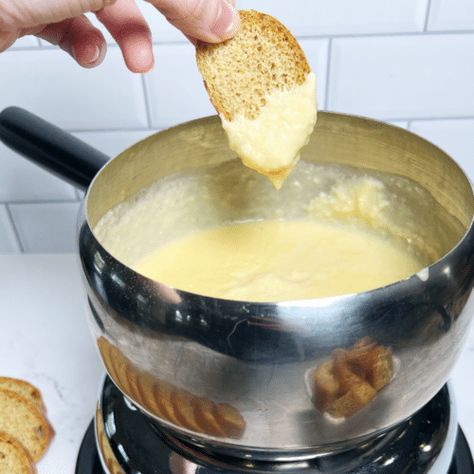 Keto Cheese Fondue - Ketonia Keto Fondue, Fondue Recipes Cheese, Fontina Cheese, Fondue Pot, Keto Cheese, Gouda Cheese, Fondue Recipes, Gruyere Cheese, Cheese Fondue