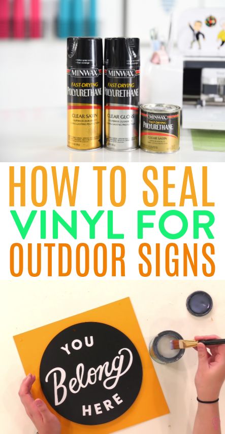 Cricut Outdoor Sign, Outdoor Sign Ideas For Business, Sealing Vinyl On Wood, How To Make Signs With Cricut, Wood And Vinyl Projects, Cricut Outdoor Signs, How To Make Wood Signs With Cricut, Signs To Make With Cricut, Cricut Outdoor Projects