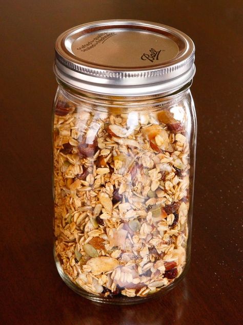 Maple Toasted Muesli - Rolled Oats and Flavorful Nuts Toasted with a Touch of Maple Syrup, Tossed with Dried Fruit. Healthy Breakfast or Snack. |ToriAvey.com #muesli #cereal #granola #maple #natural #allnatural #maplesyrup #driedfruit #oats #breakfast #snack #healthy #homemade #TorisKitchen Toasted Muesli Recipe, Desserts With Oats, Toasted Muesli, Muesli Cereal, Muesli Recipe, Healthy Toast, Toasted Oats, Family Snacks, Homemade Muesli