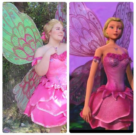 Barbie Movies Costume, Barbie Fairytopia Costume, Fairytopia Costume, Barbie Movie Costumes, Elizabethan Dress, Barbie Costumes, Barbie Fanart, Dream Cosplay, Barbie Cosplay