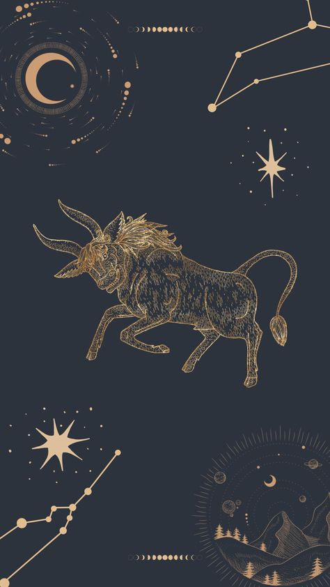 Taurus Art Wallpaper, Taurus Phone Wallpaper, Taurus Aesthetic Wallpaper Iphone, Taurus Wallpaper Iphone, Taurus Wallpaper Aesthetic, Astrology Images, Taurus Wallpaper, Taurus Aesthetic, Taurus Sun