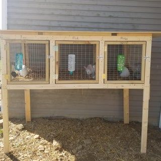 Build Rabbit Cage, Rabbit Cage Plans Diy, Free Rabbit Hutch Plans, Rabbit Hutch Blueprints, Sectional Rabbit Hutch, Multi Rabbit Hutch Outdoor, Rabbit Cage Diy Outdoor, Diy Rabbit Breeding Cages, Easy Outdoor Rabbit Enclosure Diy