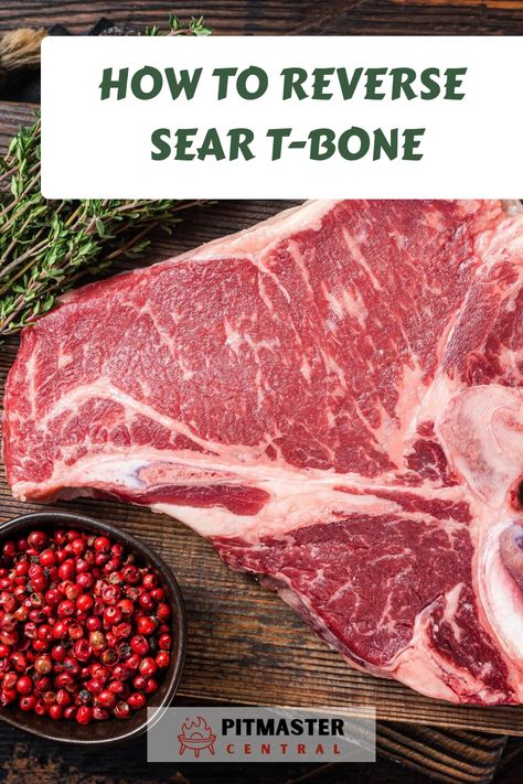 Achieve the perfect T-bone with our quick and easy reverse sear recipe! Unlock the secrets to a juicy, flavorful steak every time. A must-try technique for steak lovers and home chefs! Reverse Sear T Bone Steak, T Bone Steak Recipe In Oven, T Bone Steak Recipe, Brisket Sides, Smoked Beef Back Ribs, Sear Steak, Reverse Sear Steak, Beef Back Ribs, T Bone Steak