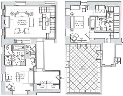 The Plaza | The Grand Penthouse Suite Hotel Suite Floor Plan, Penthouse Hotel, Palm Plaza, Two Story Penthouse, Plaza Hotel New York, Penthouse Interior, Penthouse Design, Hotel Floor Plan, New York Penthouse