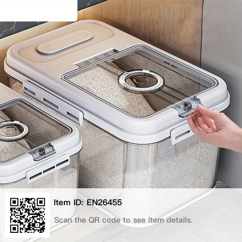 Rice Container, Rice Storage, Cereal Storage, Rice Box, Kitchen Storage Boxes, Bread Storage, Grain Storage, Food Storage Container Set, Food Storage Boxes