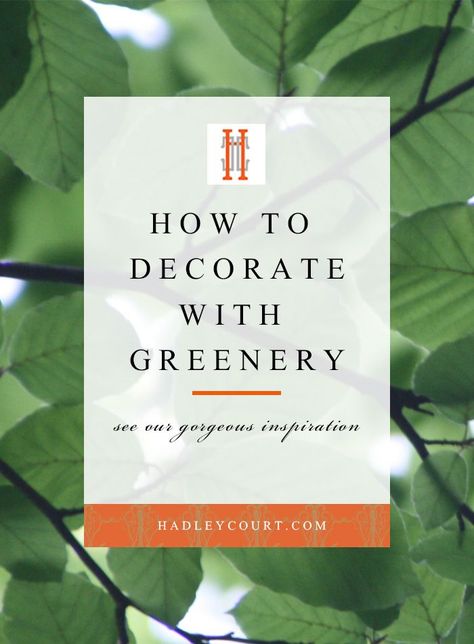 How to decorate with greenery, the Pantone 2017 color of the year. Click to read our tips on incorporating this trend into your home decor! Garden Escape, Farmhouse Side Table, Diy Vanity, Open Minded, Home Upgrades, Decorating On A Budget, Farmhouse Design, How To Decorate, Home Decor Trends