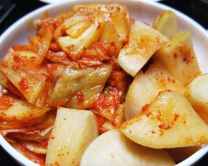 RECIPE: How to Make Three Kinds of Kimchi | Chelsea Green Publishing Radish Kimchi, Chinese Meals, Life Schedule, Bacon Guacamole, Fermented Veggies, Dinner Aesthetic, Food Benefits, Kimchi Recipe, Kinds Of Vegetables