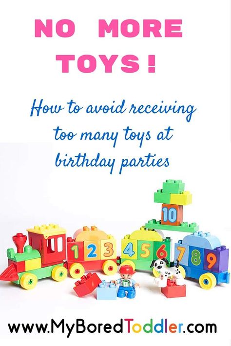 Suggestions for non toy gifts for children's birthday parties and Christmas. No Presents Birthday Party, In Lieu Of Gifts, Birthday Words, Non Toy Gifts, Toddler Birthday Party, Fun Activities For Toddlers, Birthday Toys, Presents For Kids, Kids Birthday Gifts