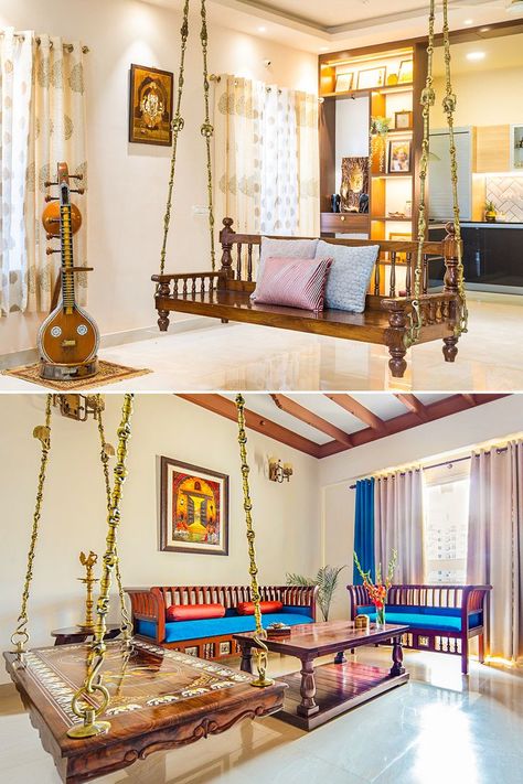 indian-interior-design-ideas Traditional Indian Houses Interior, Indian House Interior Design, Traditional Indian Houses, Indian House Interior, Home Interior Design Indian, Indian Living Room Design, Interior Design Indian, Indian Interior Design, Indian Room Decor