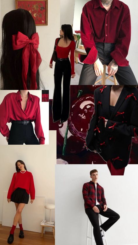 Black Moodboard, Red And Black, Black And Red, Red, Black