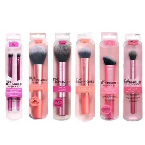 Real Techniques Makeup Brush Set with Sponge Eye Shadow Brush Set Foundation Brush Beauty Tools - AliExpress 66 Eye Shadow Brush, Real Techniques, Foundation Brush, Eyeshadow Brushes, Makeup Brush Set, Makeup Brush, Eye Shadow, Brush Set, Beauty Tools