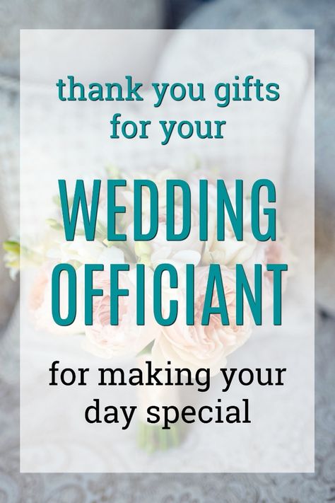 Thank You Gifts for Your Wedding Officiant | How to thank a wedding officiant | Gift ideas for a wedding officiant | What to get a wedding MC | Wedding emmcee presents Marriage Officiant, Volunteer Appreciation Gifts, Wedding Officiant Gift, Wedding Mc, Wedding Minister, Personalized Whiskey Glass, Gifts For Wedding, Wedding Thank You Gifts, Gifts For Pastors