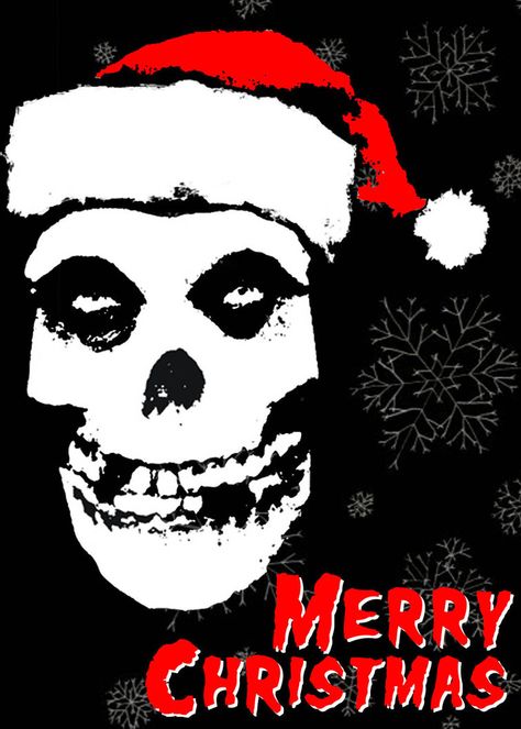 Misfits Christmas, Misfits Art, Misfits Wallpaper, Misfits Logo, Misfits Fiend, Crimson Ghost, Samhain Danzig, Misfits Band, Horror Christmas